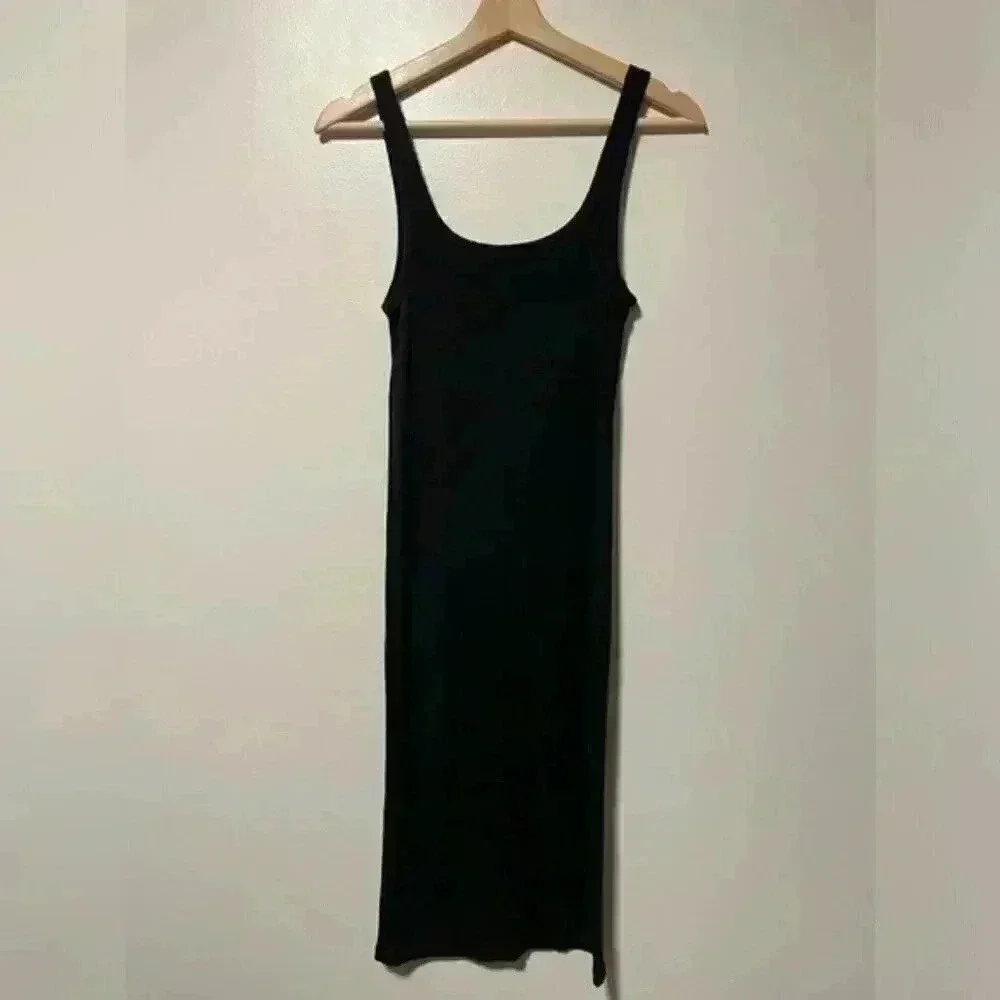 Wilfred Free Black Midi Dress - 2XS - Picture 7 of 7